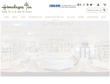 Tablet Screenshot of himalayastea.com